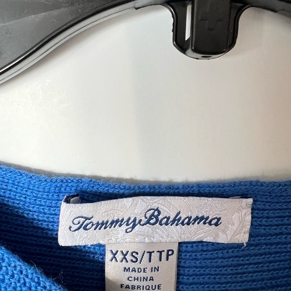 Tommy Bahama Pickford Ribbed Short-Sleeve Sweater - Picture 6 of 7